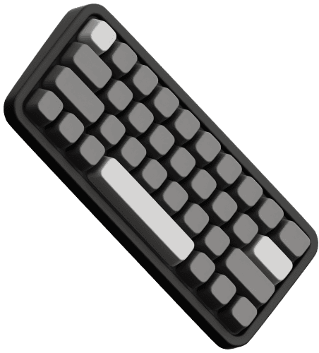 Keyboard 3D image